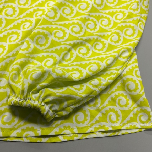 Macbeth Collection Lime Green & White Long Sleeve Blouse Women's Size Small - Picture 3 of 7